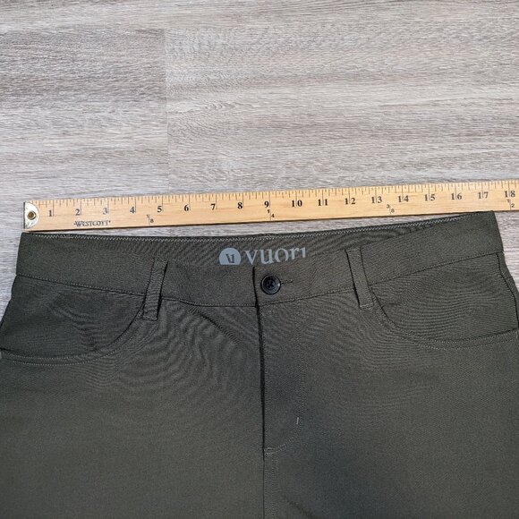 Vuori Men's 34 Meta Performance Dark Oregano Golf Pants Athletic Slim Fit V430 - Picture 10 of 14